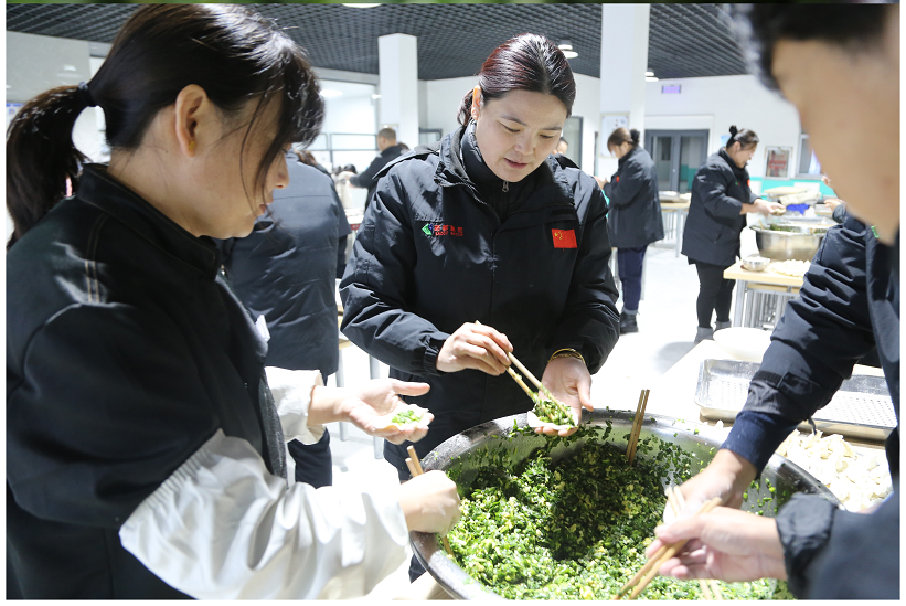 歲寒隆冬至，煮餃話團圓 ——藥都集團工會舉辦冬至日包餃子活動